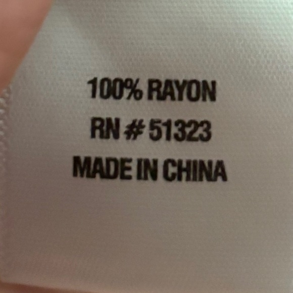 MSK dress NWT Woman’s maxi 100% rayon Java, java209 Brn/cream red border bottom - Picture 7 of 9